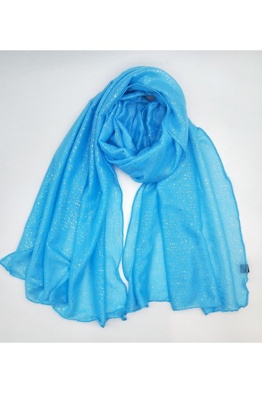 Écharpes Accessoires Turquoise LX MODA WCH-126 Efashion Paris