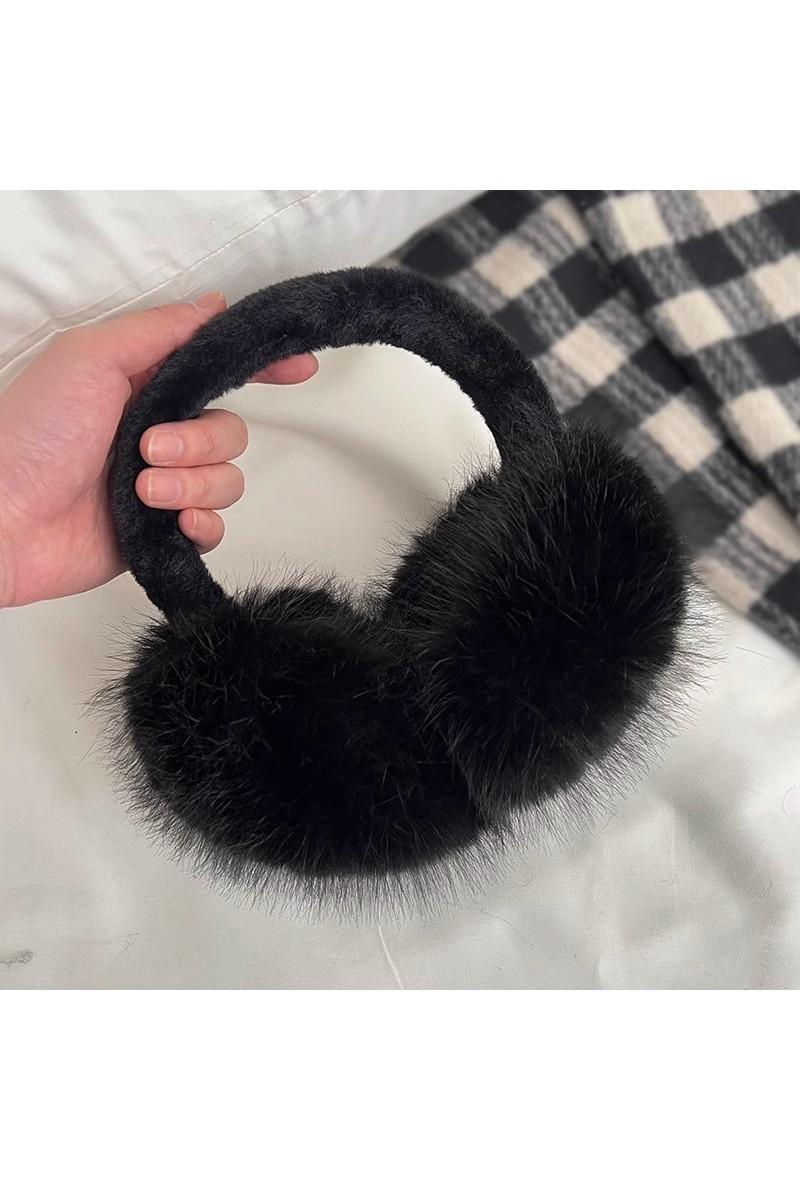 Beanies Accessories Black LX MODA MHF-117- NOIR #c Efashion Paris