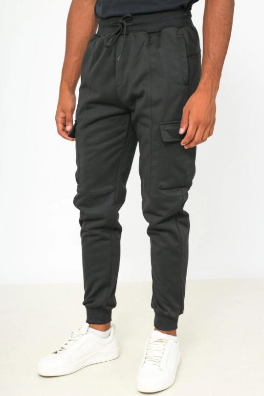 Trousers Men Black DYLAN STAR  8278 Efashion Paris