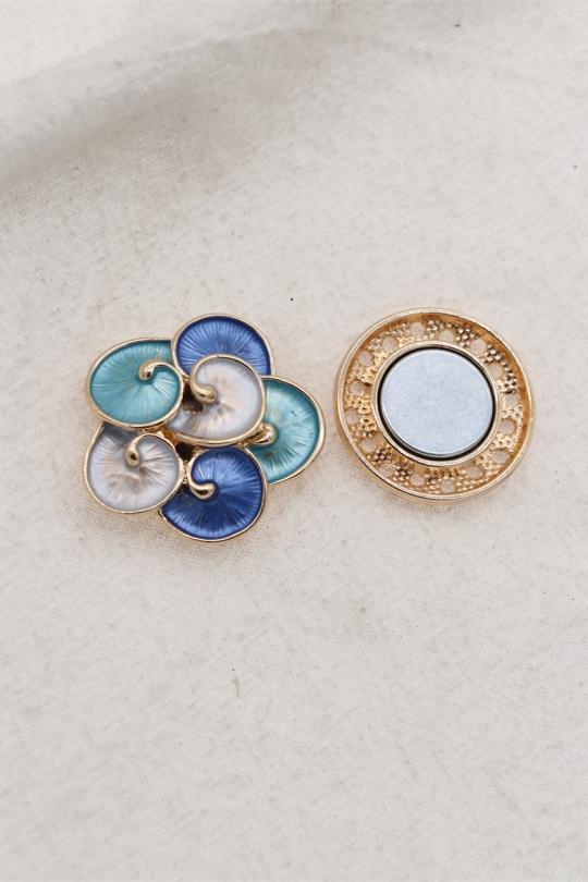 Broches Complementos Blue ORIENT EXPRESS BROCHE3070812 Efashion Paris