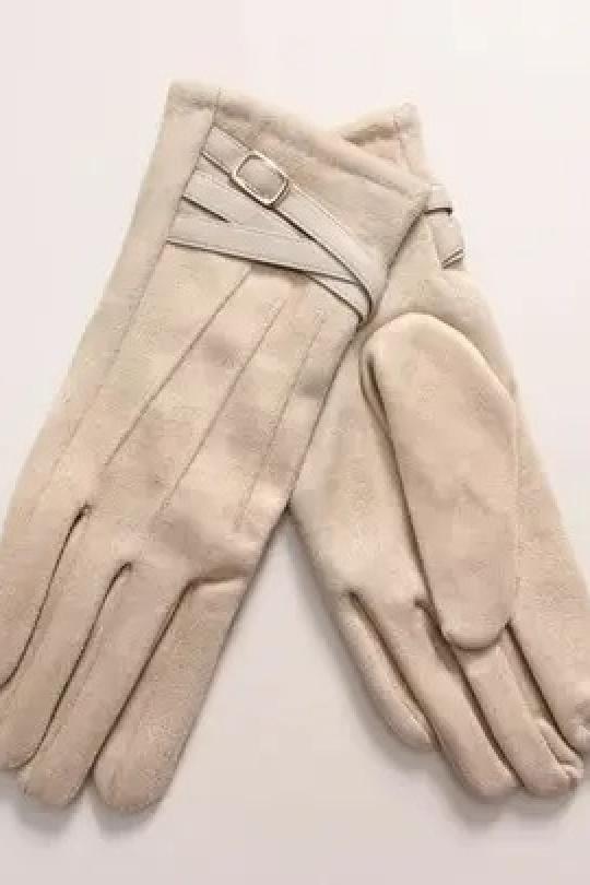 Gloves Accessories Beige ORIENT EXPRESS GTAU1688 Efashion Paris