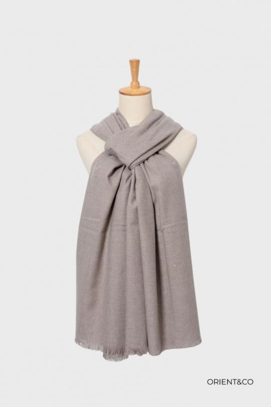 Écharpes Accessoires Taupe ORIENT EXPRESS AU70600 Efashion Paris