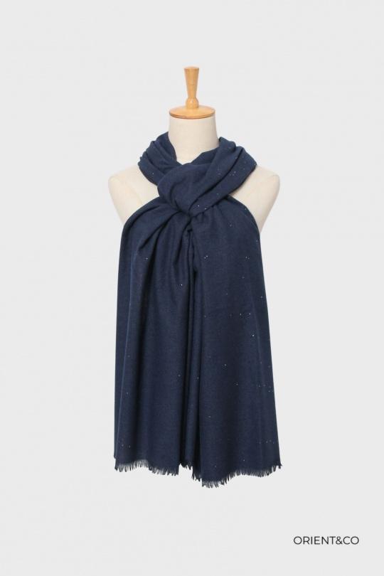 Sciarpe Accessori Navy blue ORIENT EXPRESS AU70600 Efashion Paris