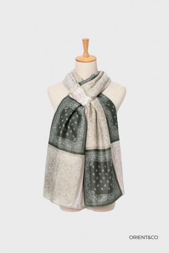 Écharpes Accessoires Olive ORIENT EXPRESS ECH-AU70710 Efashion Paris