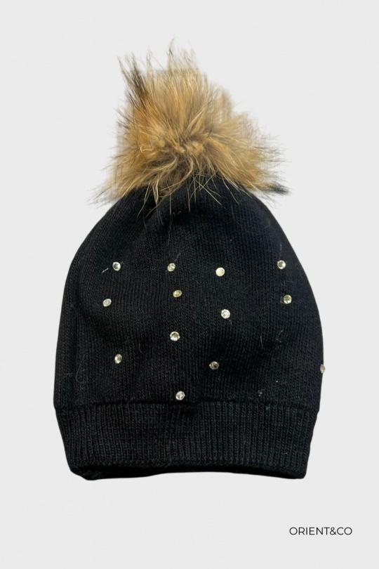 Bonnets Accessoires Noir ORIENT EXPRESS BON-AU903 Efashion Paris