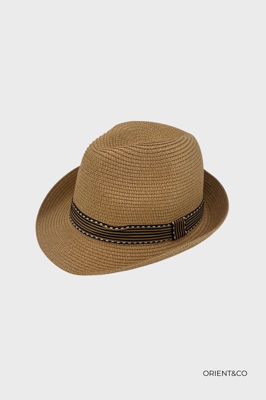 Chapeaux Accessoires Taupe ORIENT EXPRESS CH-7799 Efashion Paris