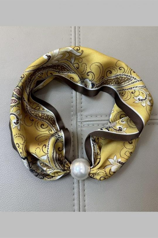 Foulard Accessori Yellow ORIENT EXPRESS FL-4360001 Efashion Paris