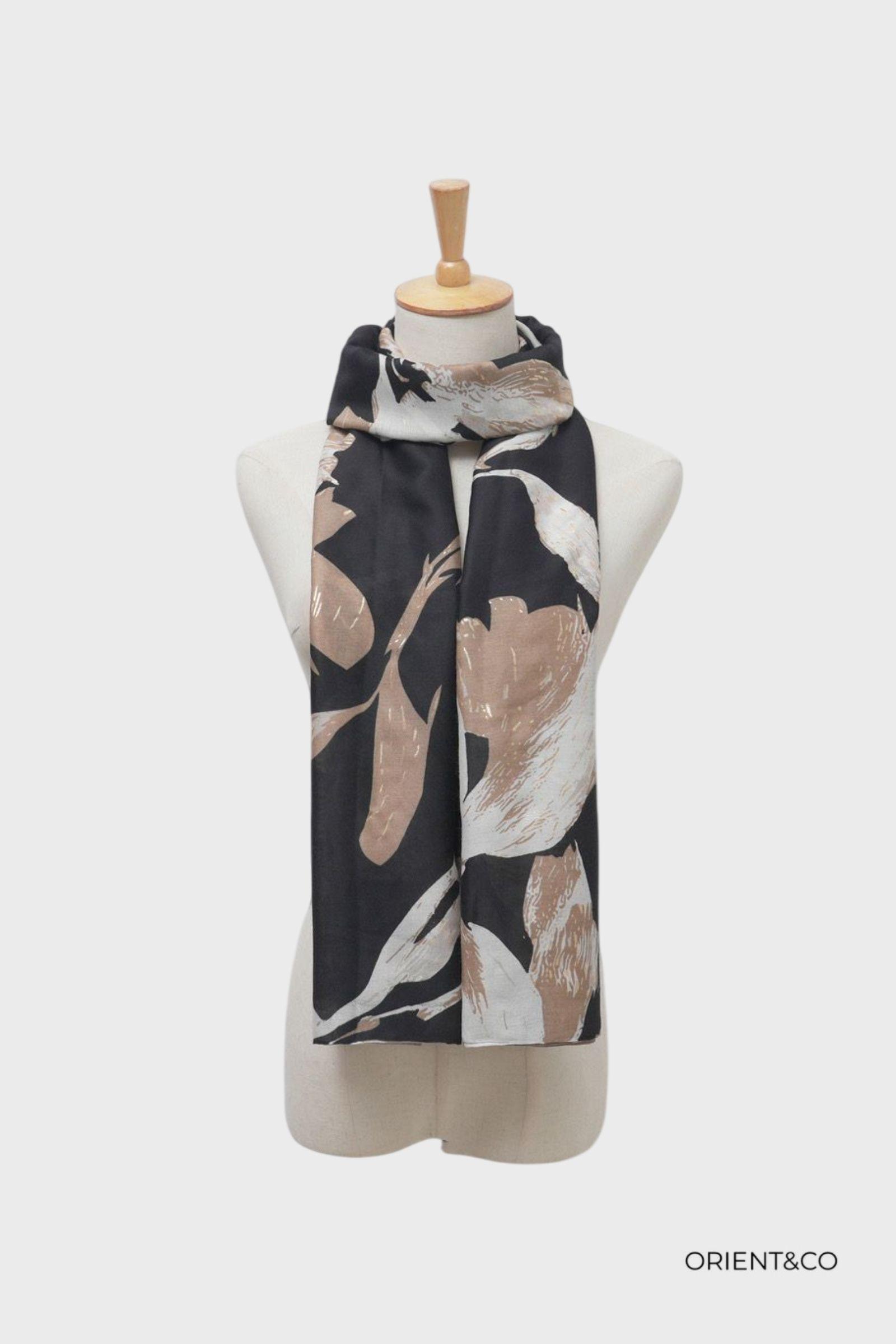 Écharpes Accessoires Beige ORIENT EXPRESS AU70605 #c Efashion Paris