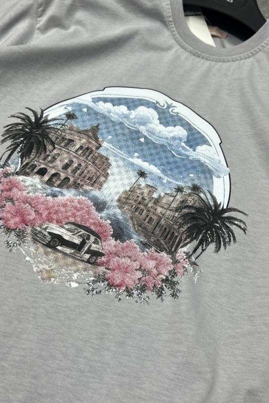 T-shirts Homme Gris Invictus Paris 320 G INV Efashion Paris