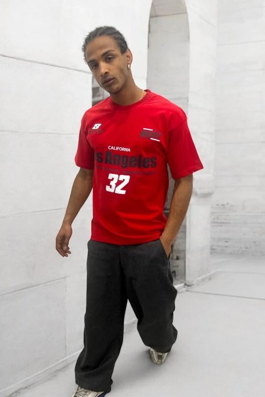 T-shirts Homme Rouge Invictus Paris 123RG Efashion Paris