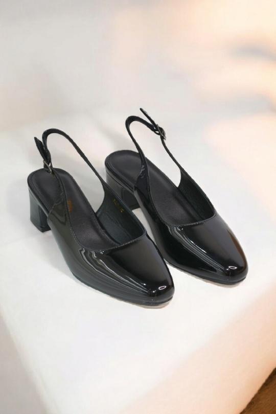 Tacones Zapatos Black VALANCIANA R06-16 Efashion Paris