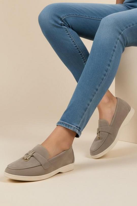 Mocassins Chaussures Beige VALANCIANA 26-1 Efashion Paris