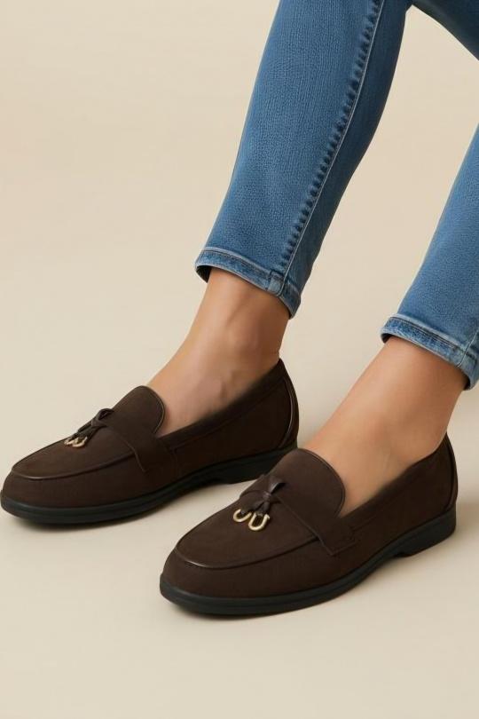 Mocassins Chaussures Beige VALANCIANA 26-1 Efashion Paris