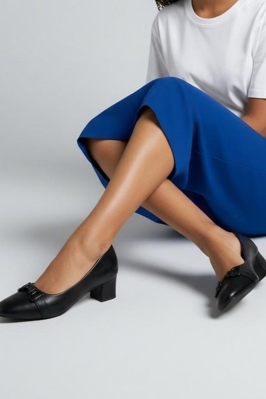 Escarpins Chaussures Noir VALANCIANA 3185 Efashion Paris