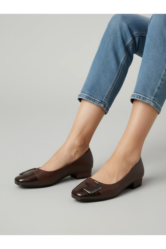 Ballerines Chaussures Bleu VALANCIANA LL9929 Efashion Paris