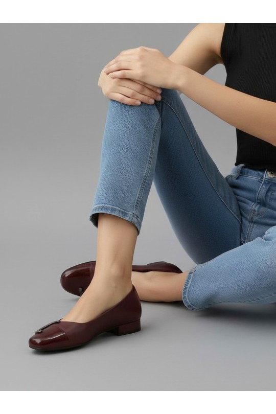 Ballerines Chaussures Bleu VALANCIANA LL9929 Efashion Paris