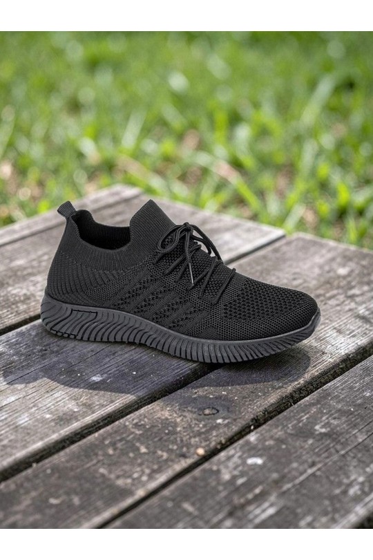 Baskets Chaussures Noir VALANCIANA 768-158 Efashion Paris