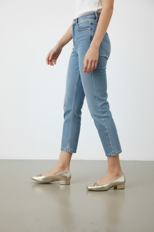 Ballerines Chaussures Doré VALANCIANA 87-3 Efashion Paris