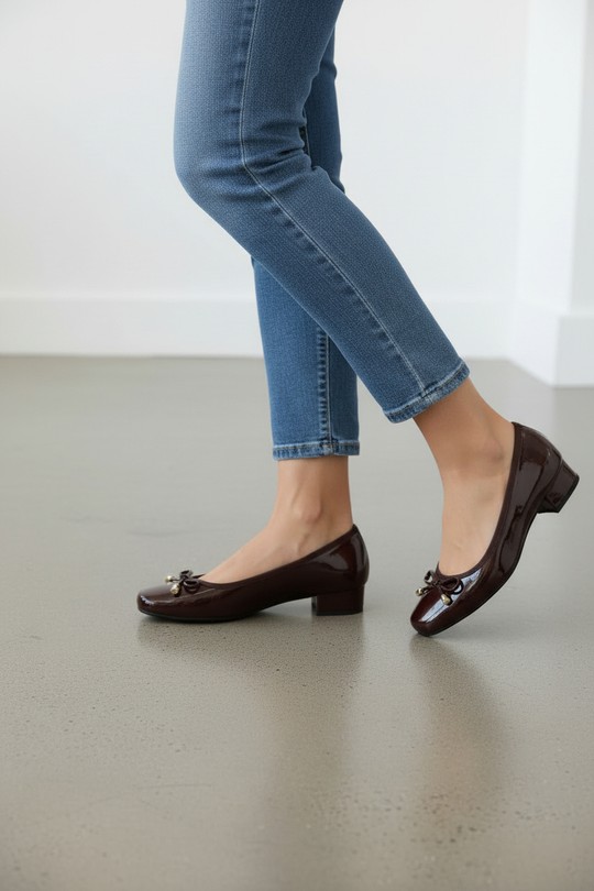 Ballerines Chaussures Doré VALANCIANA 87-3 Efashion Paris