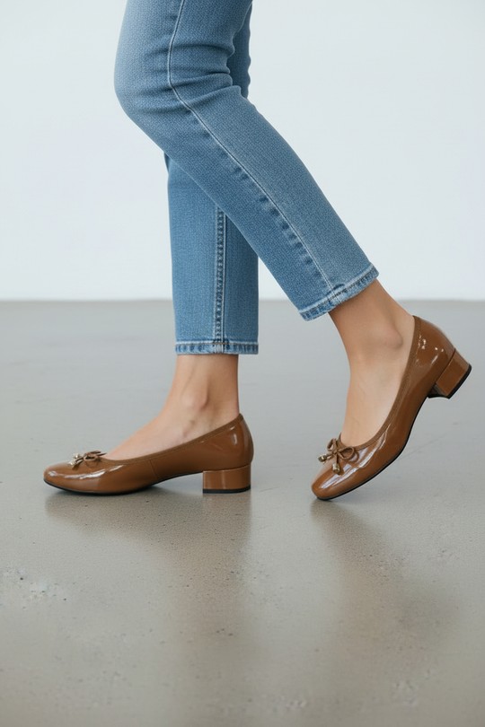 Ballerines Chaussures Doré VALANCIANA 87-3 Efashion Paris