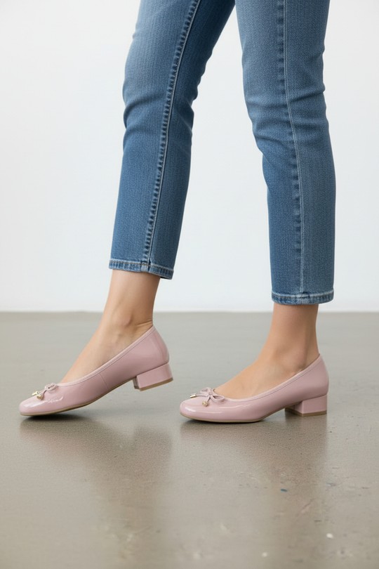 Ballerines Chaussures Doré VALANCIANA 87-3 Efashion Paris