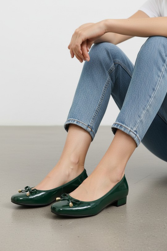 Ballerines Chaussures Doré VALANCIANA 87-3 Efashion Paris