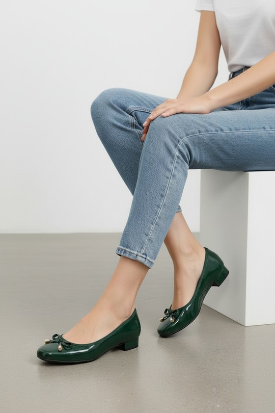 Ballerines Chaussures Doré VALANCIANA 87-3 Efashion Paris