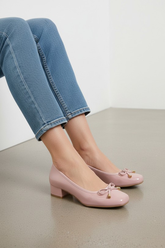 Ballerines Chaussures Doré VALANCIANA 87-3 Efashion Paris