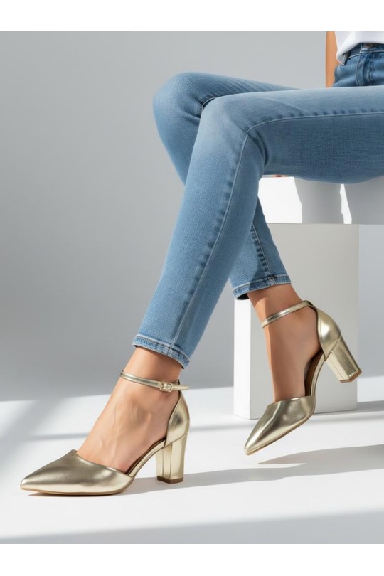 Escarpins Chaussures Doré VALANCIANA 321-5PU Efashion Paris