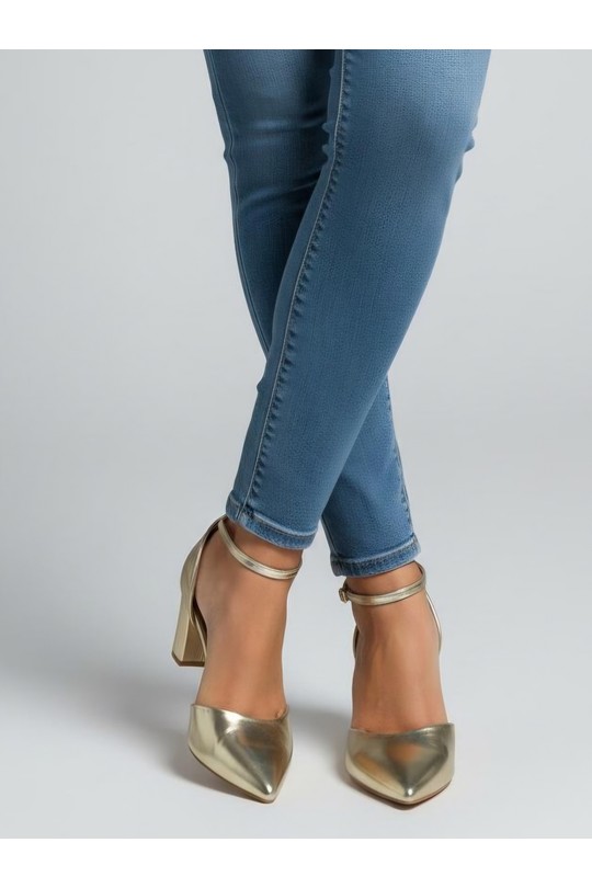 Escarpins Chaussures Doré VALANCIANA 321-5PU Efashion Paris