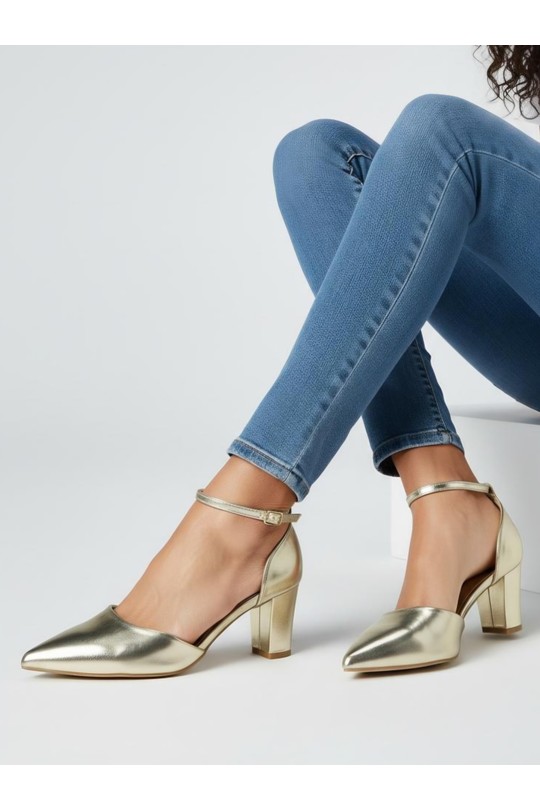 Escarpins Chaussures Doré VALANCIANA 321-5PU Efashion Paris