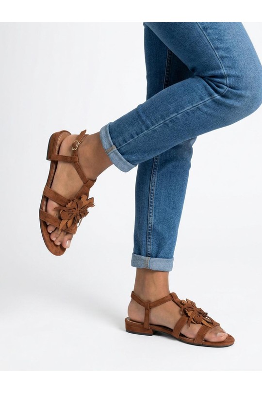 Sandals Shoes Green VALANCIANA FRL26-53 Efashion Paris