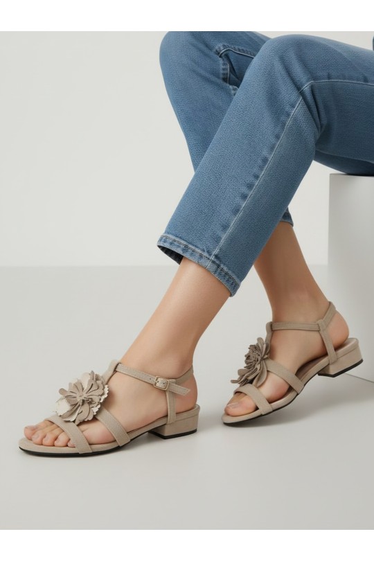 Sandals Shoes Green VALANCIANA FRL26-53 Efashion Paris