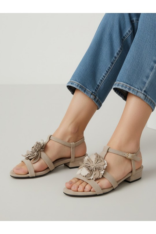 Sandals Shoes Green VALANCIANA FRL26-53 Efashion Paris