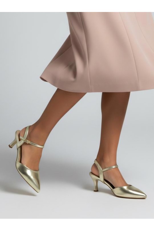 Escarpins Chaussures Doré VALANCIANA 321-5VER Efashion Paris