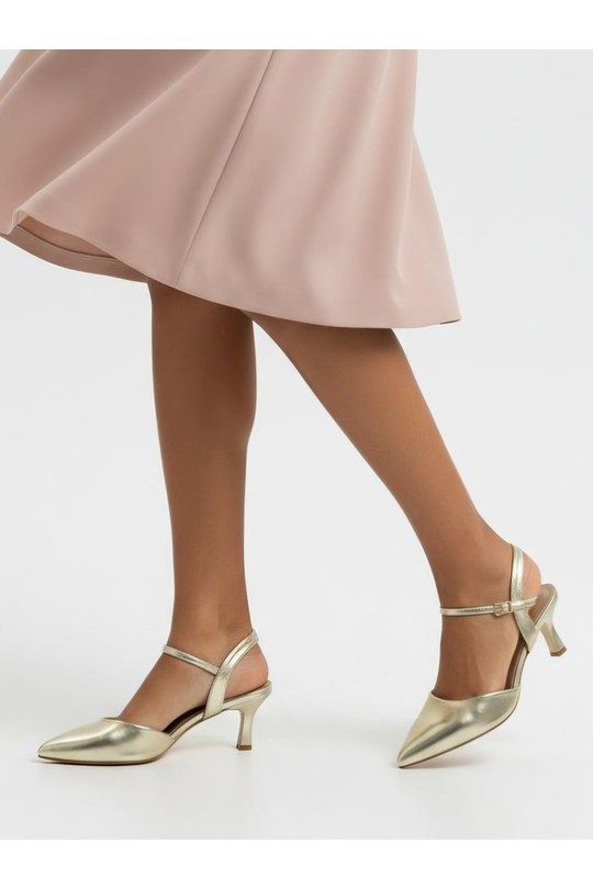 Escarpins Chaussures Doré VALANCIANA 321-5VER Efashion Paris