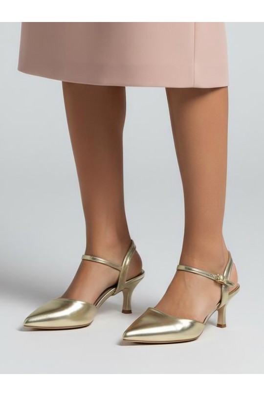 Escarpins Chaussures Doré VALANCIANA 321-5VER Efashion Paris