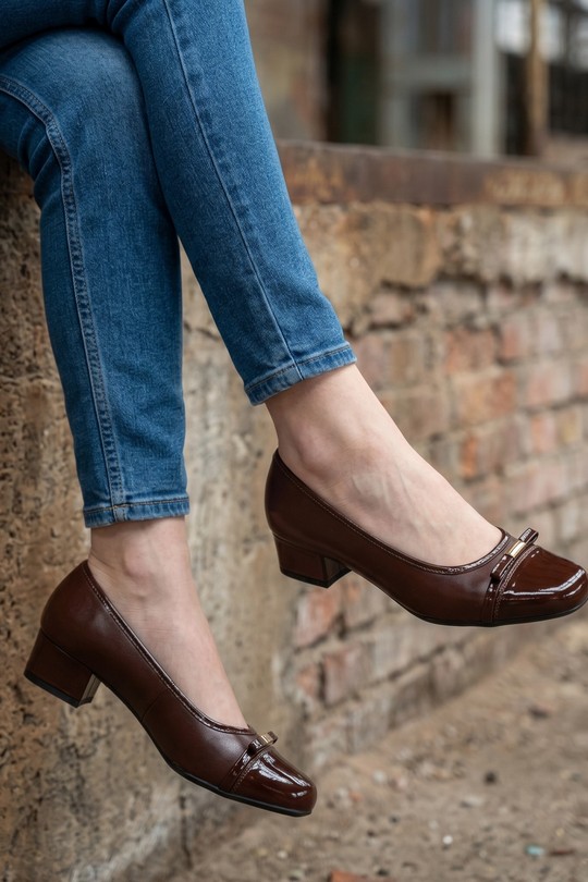 Ballerines Chaussures Marron VALANCIANA 87-8 Efashion Paris