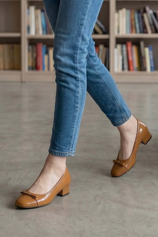 Ballerines Chaussures Marron VALANCIANA 87-8 Efashion Paris