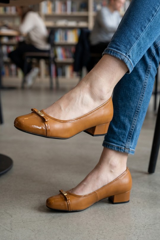 Ballerines Chaussures Marron VALANCIANA 87-8 Efashion Paris