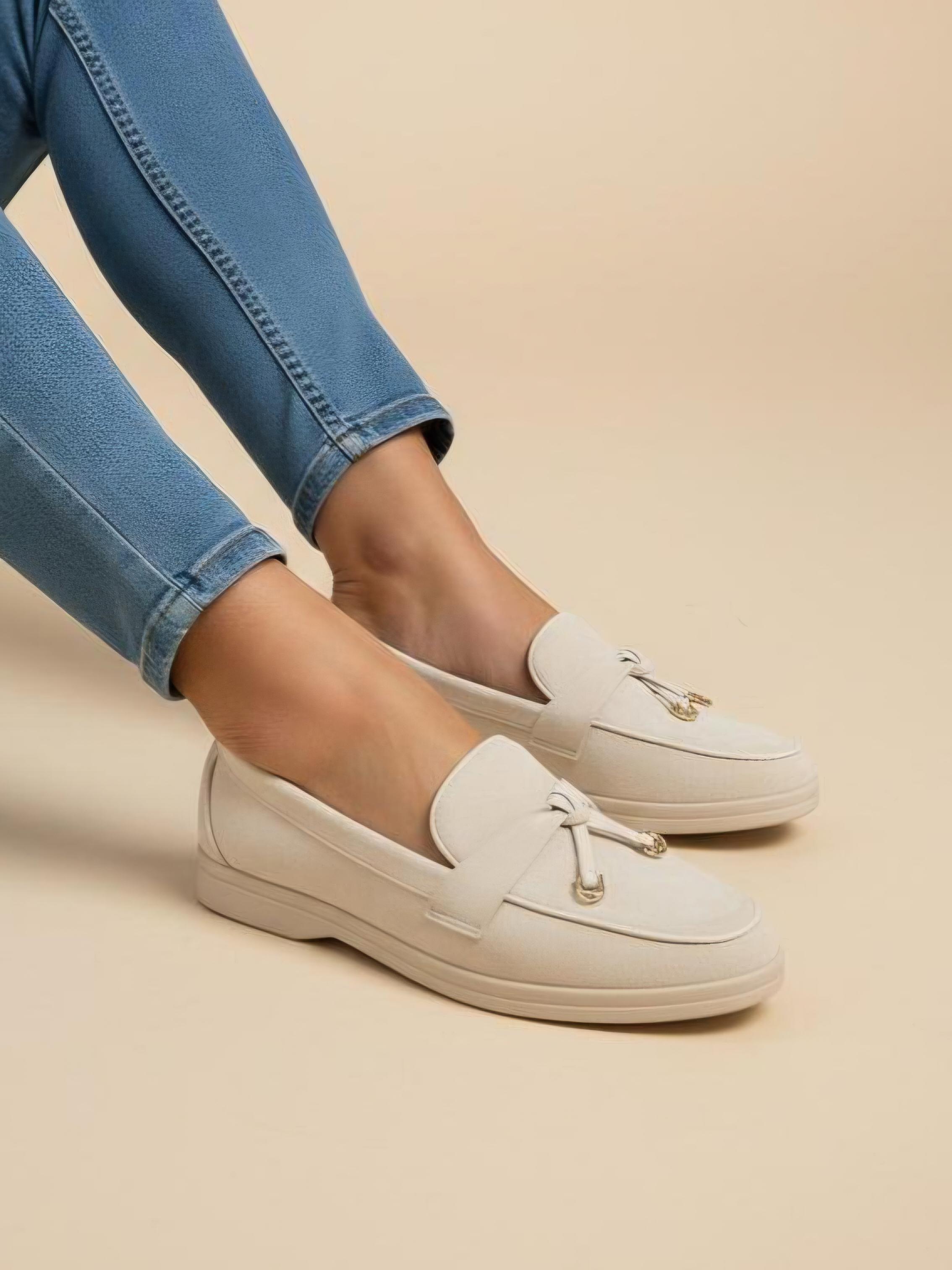 Mocassins Chaussures Beige VALANCIANA 26-1 #c Efashion Paris