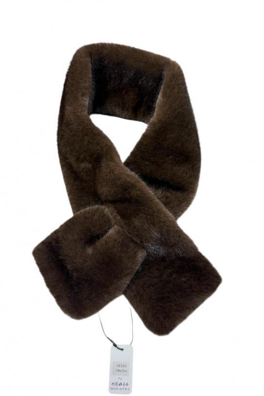 Scarves Accessories Dark brown ONYXO OE560 Efashion Paris