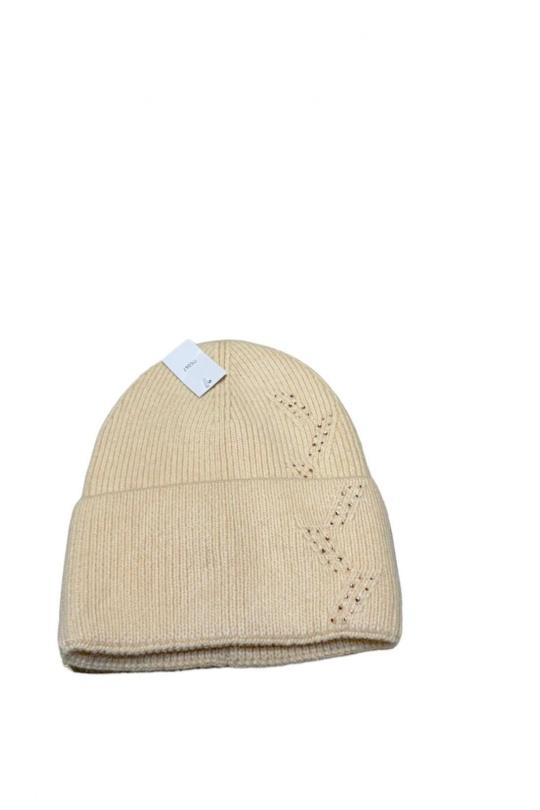 Beanies Accessories Beige ONYXO O6067 Efashion Paris