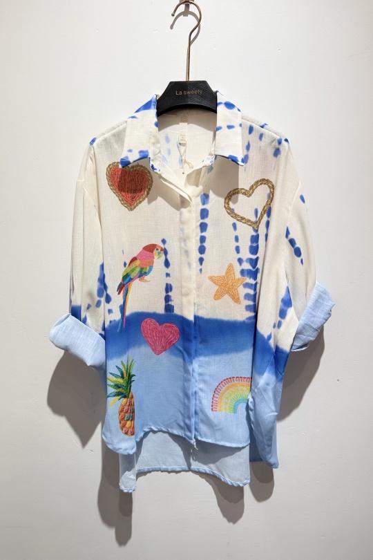 Chemises Femme Beige LA SWEETY 25002G Efashion Paris