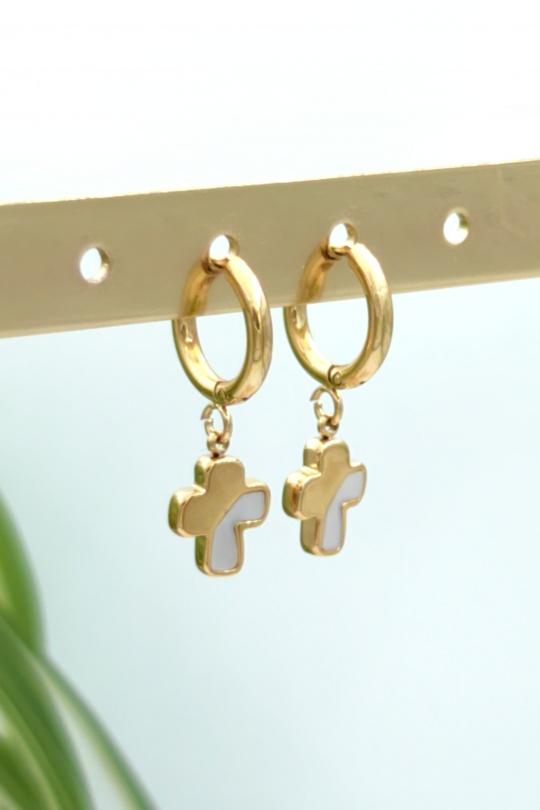 Earings Accessories Gold GLAM CHIC 2BO029-28 Efashion Paris