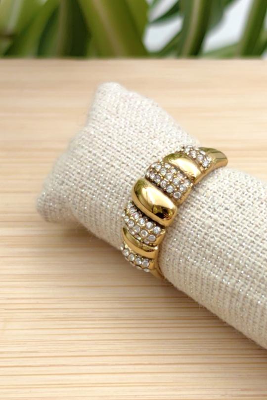 Rings Accessories Gold GLAM CHIC BA039-317 Efashion Paris