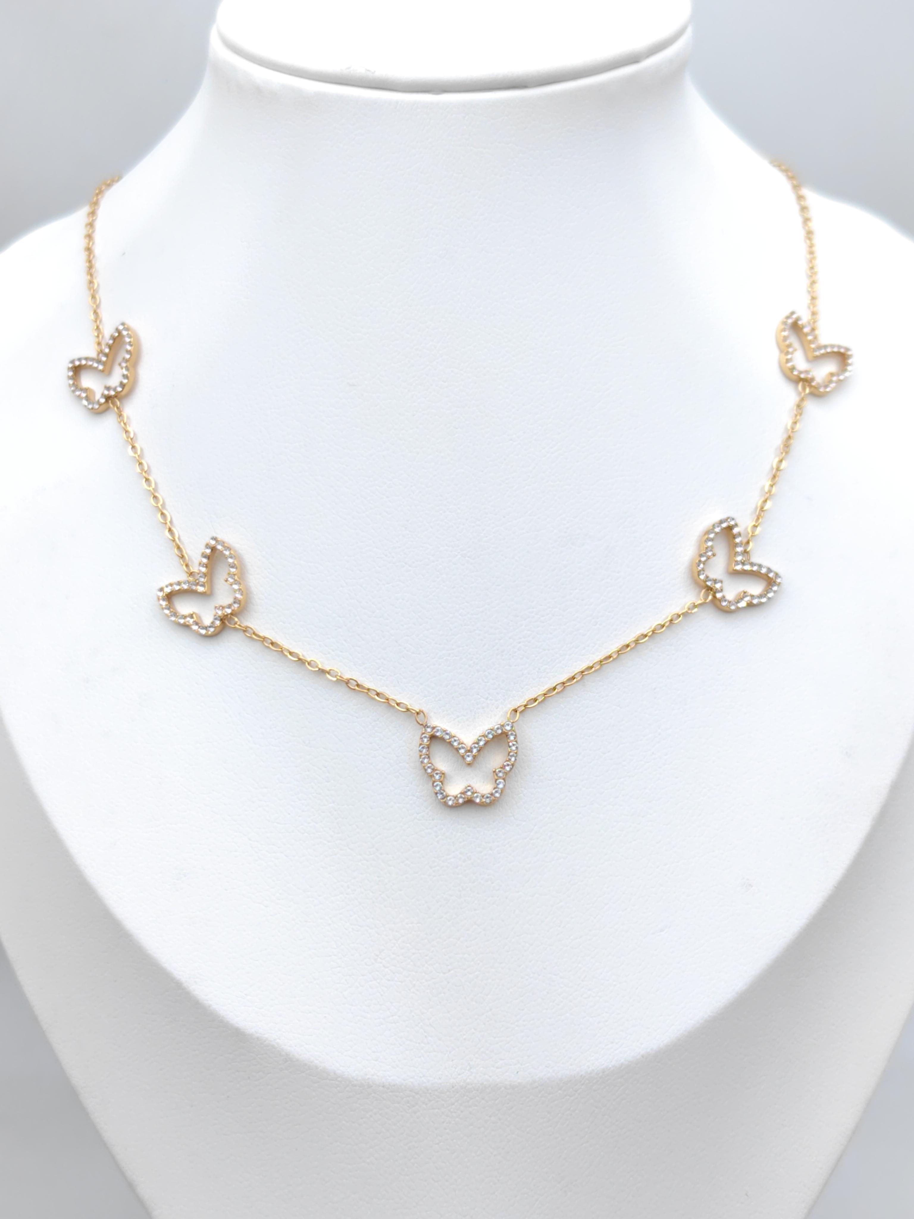 Colliers Accessoires Doré GLAM CHIC 1CO049-67 #c Efashion Paris