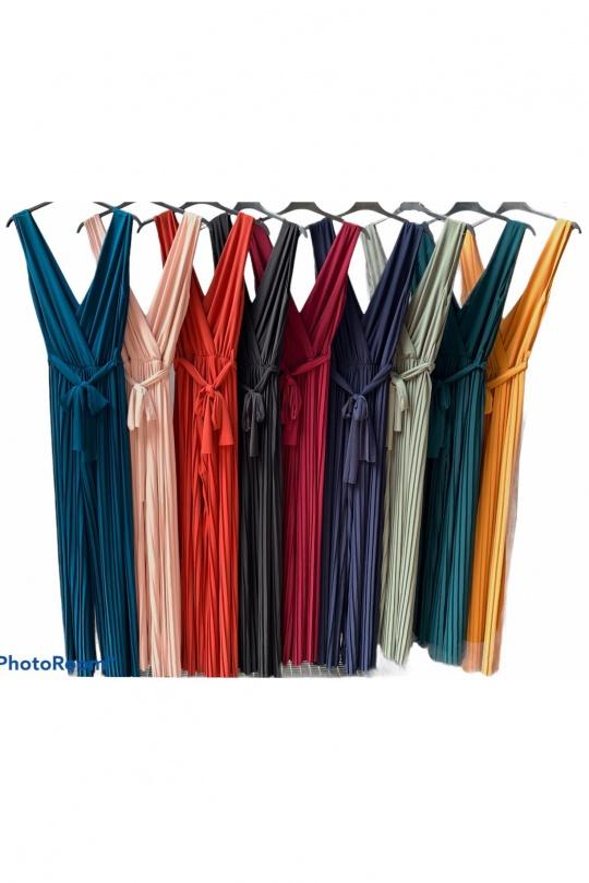 Combinaisons Femme Bleu canard GRACIELA 908011 Efashion Paris