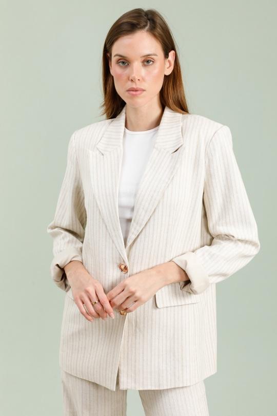Jackets Women Beige GRACIELA V806 Efashion Paris