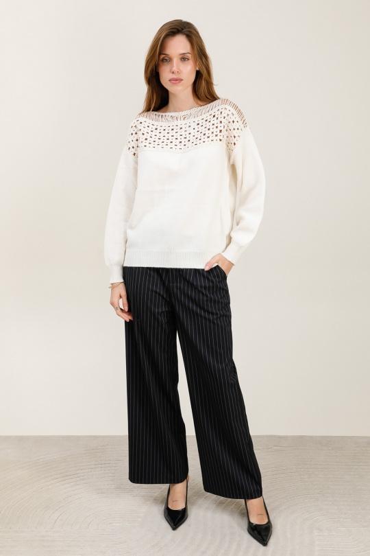 Trousers Women Black GRACIELA 9999 Efashion Paris